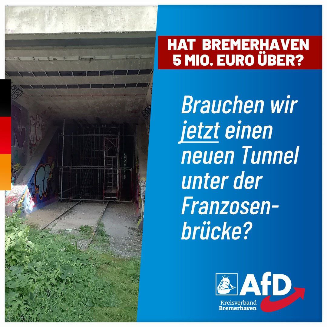 Tunnel unter der Franzosenbrücke